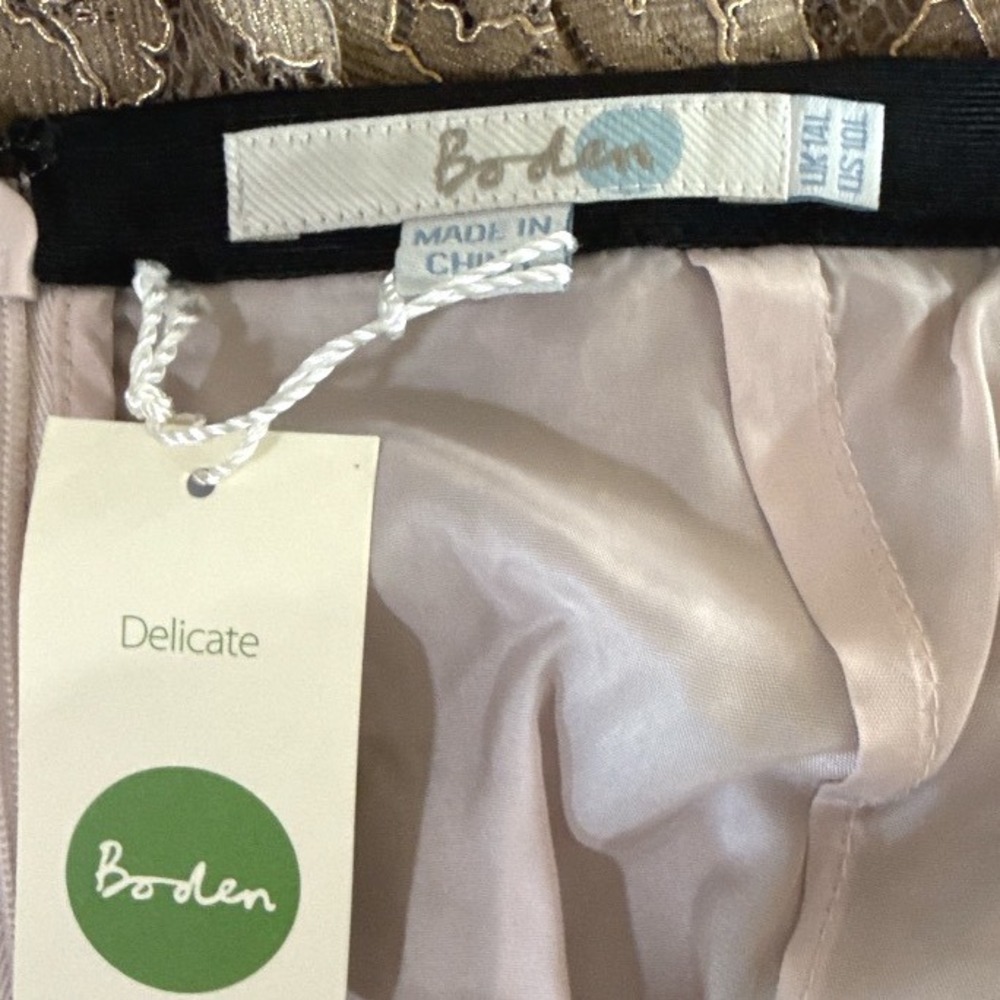 NWT Boden Floral Lace Midi Skirt Size 10L - Picture 5 of 5